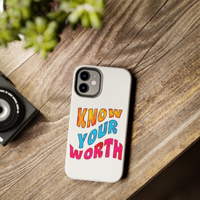 Impact Resistant iPhone Case Know Your Worth - Image 26