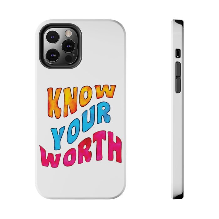 Impact Resistant iPhone Case Know Your Worth - Image 27