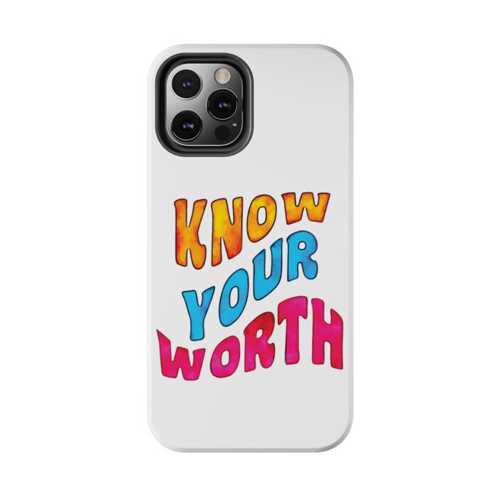 Impact Resistant iPhone Case Know Your Worth - Image 28