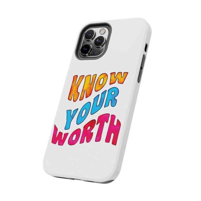 Impact Resistant iPhone Case Know Your Worth - Image 29