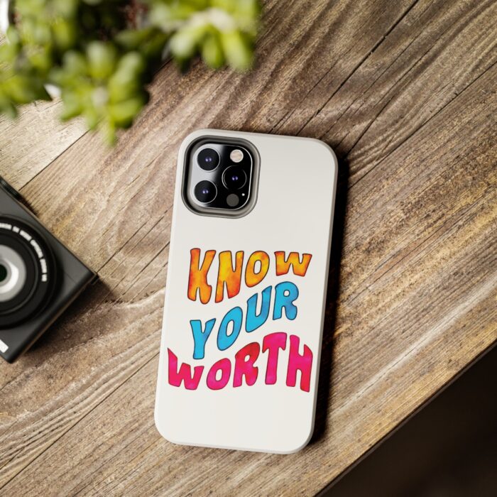 Impact Resistant iPhone Case Know Your Worth - Image 32