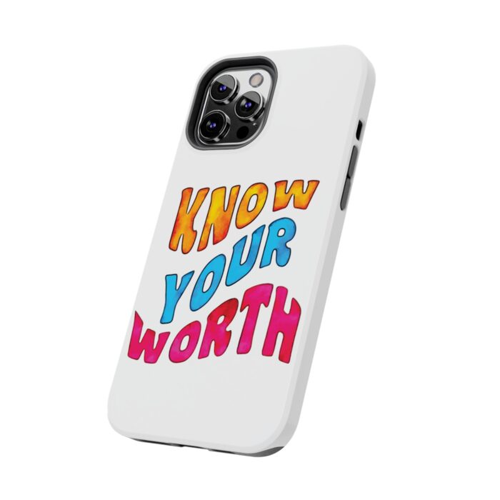 Impact Resistant iPhone Case Know Your Worth - Image 35