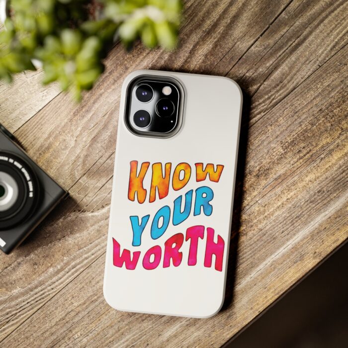 Impact Resistant iPhone Case Know Your Worth - Image 38