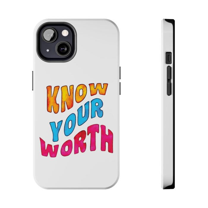 Impact Resistant iPhone Case Know Your Worth - Image 45