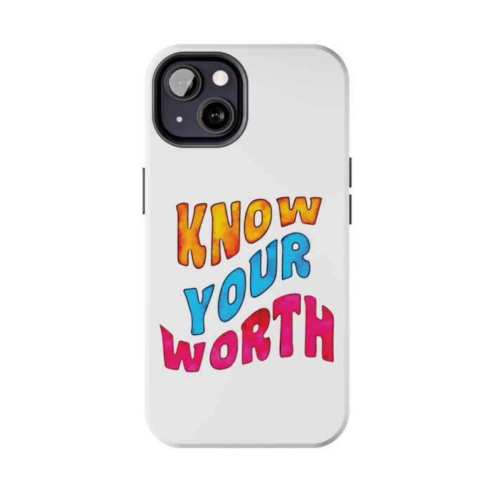 Impact Resistant iPhone Case Know Your Worth - Image 46