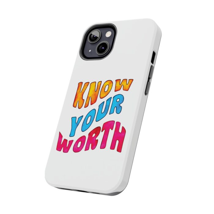 Impact Resistant iPhone Case Know Your Worth - Image 47