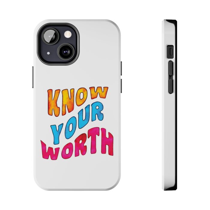 Impact Resistant iPhone Case Know Your Worth - Image 51