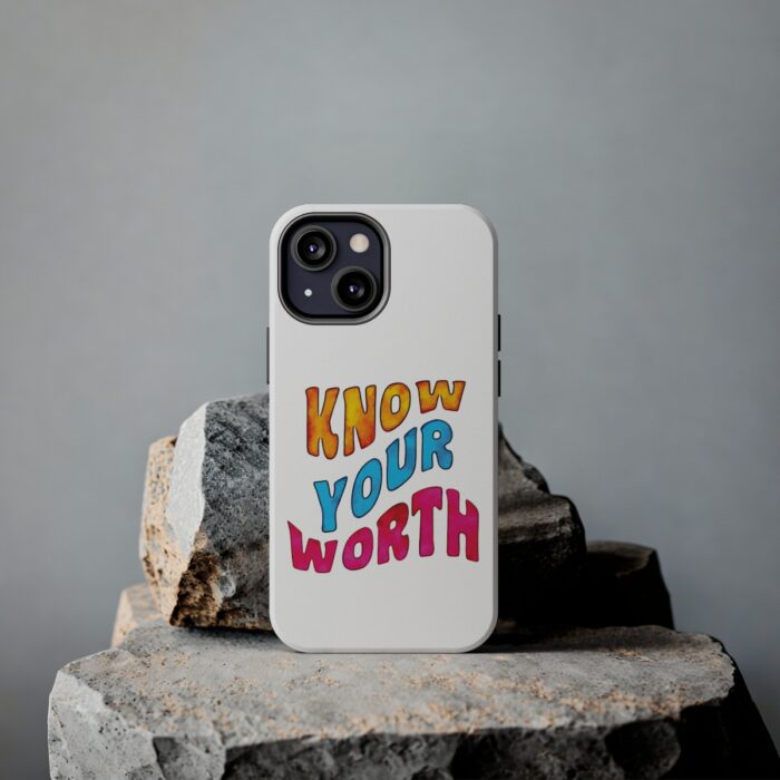 Impact Resistant iPhone Case Know Your Worth - Image 55