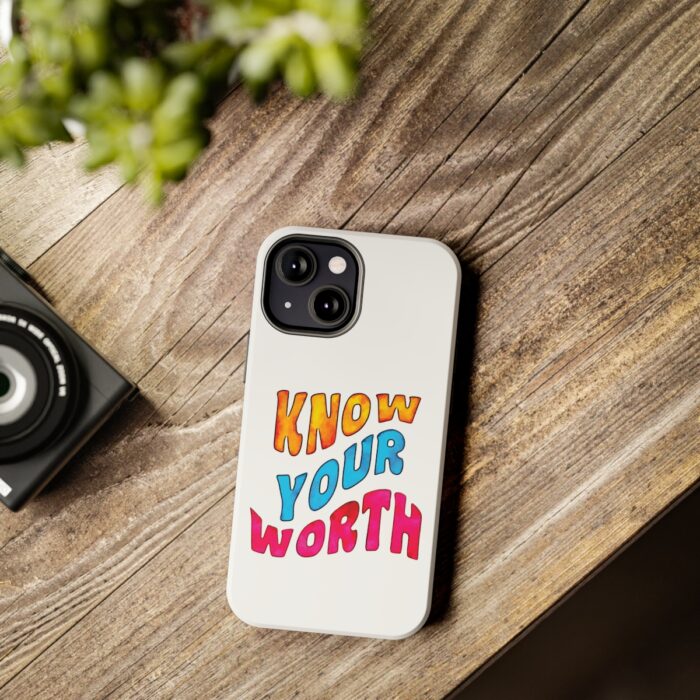 Impact Resistant iPhone Case Know Your Worth - Image 56