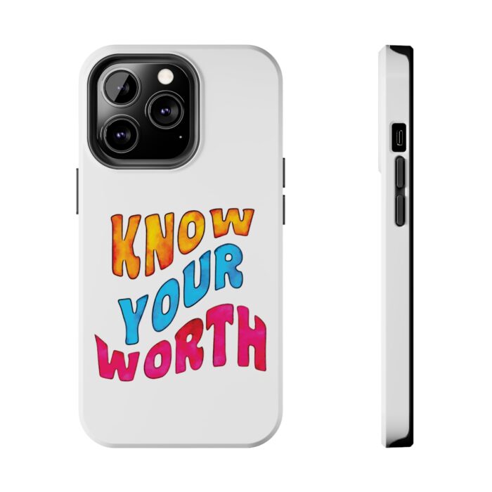 Impact Resistant iPhone Case Know Your Worth - Image 3