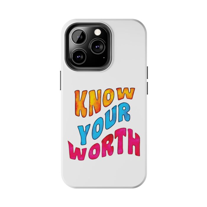 Impact Resistant iPhone Case Know Your Worth - Image 4