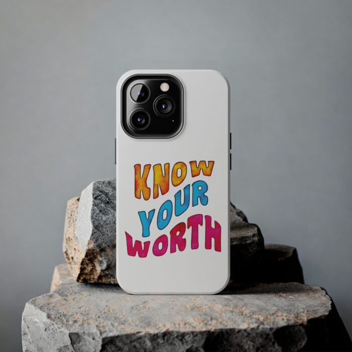 Impact Resistant iPhone Case Know Your Worth - Image 7