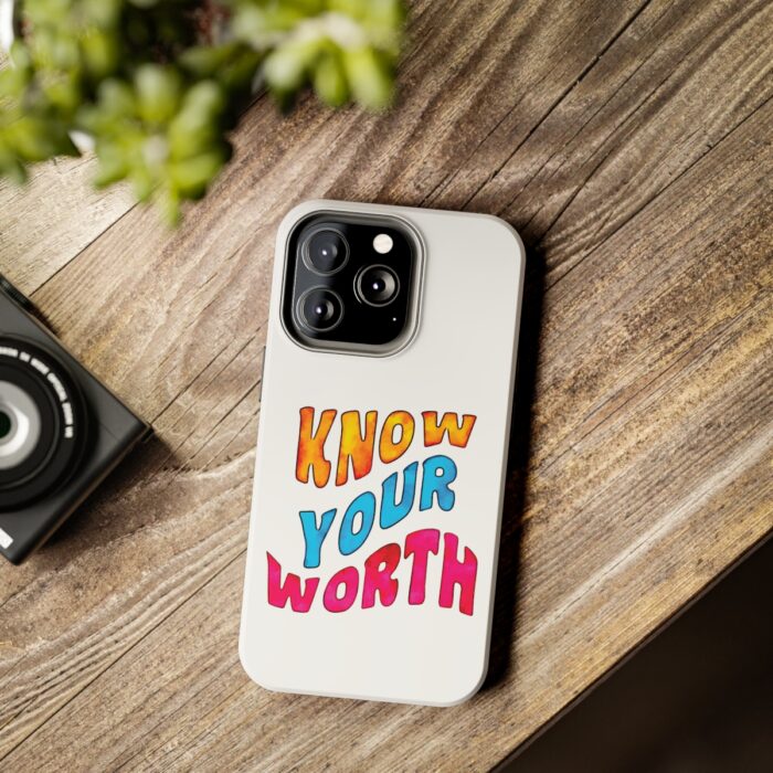 Impact Resistant iPhone Case Know Your Worth - Image 8