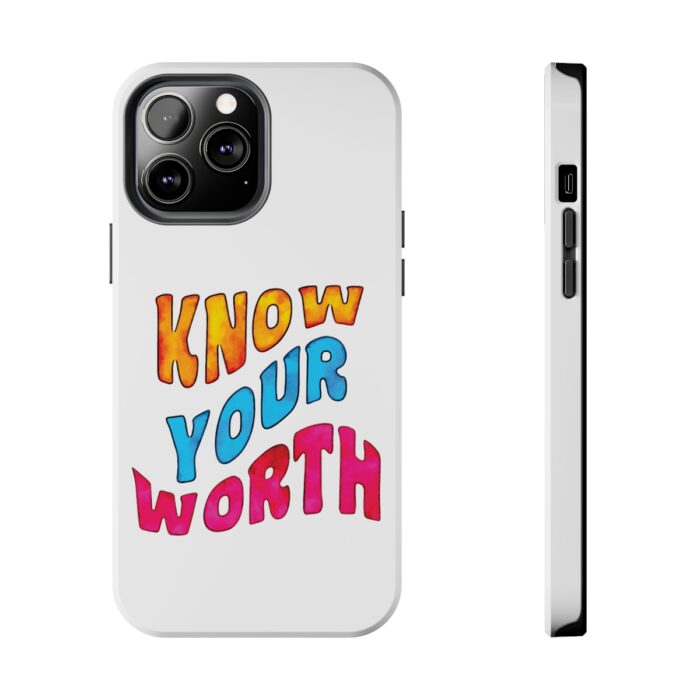 Impact Resistant iPhone Case Know Your Worth - Image 9