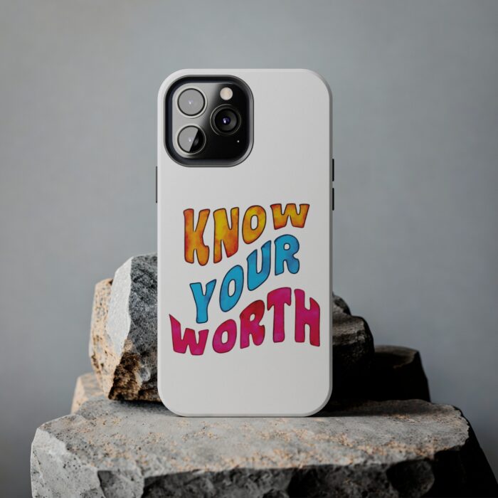 Impact Resistant iPhone Case Know Your Worth - Image 13