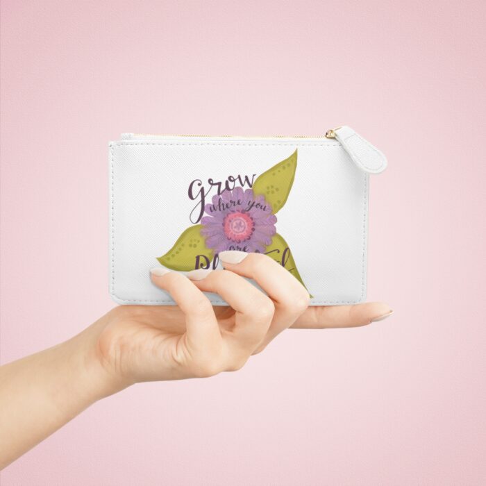 Wallet Mini Clutch Bag Grow Where You Are Planted - Image 4