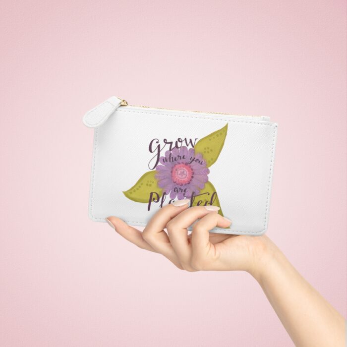 Wallet Mini Clutch Bag Grow Where You Are Planted - Image 5