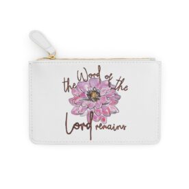 Wallet Mini Clutch Bag The Word Of The Lord Remains - Image 2
