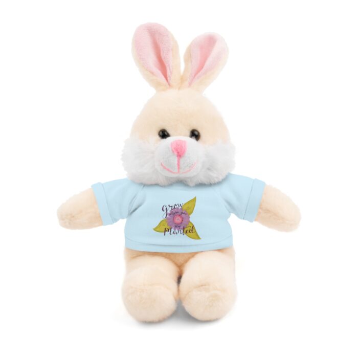 Stuffed Animal With Tee Grow Where You Are Planted - Image 7