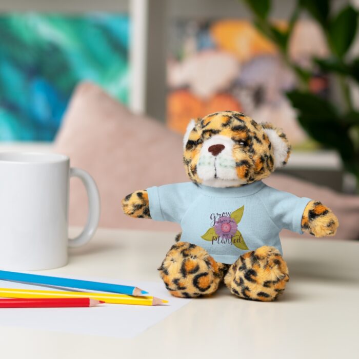 Stuffed Animal With Tee Grow Where You Are Planted - Image 12