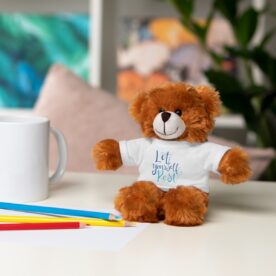 Stuffed Animal With Tee Let Yourself Rest - Image 3
