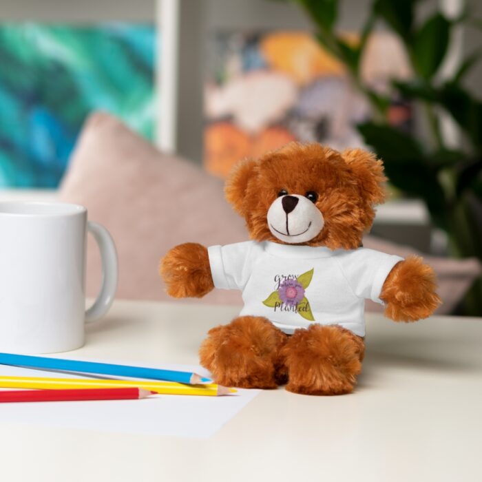 Stuffed Animal With Tee Grow Where You Are Planted - Image 3