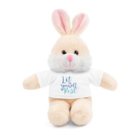 Stuffed Animal With Tee Let Yourself Rest - Image 4