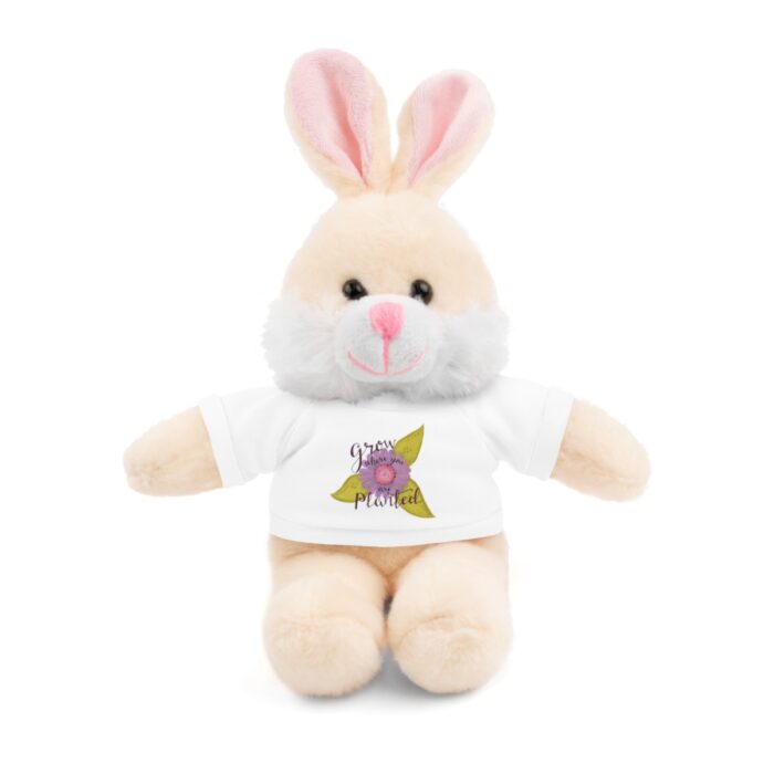 Stuffed Animal With Tee Grow Where You Are Planted - Image 22