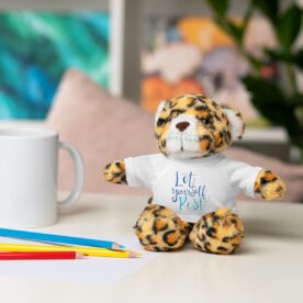 Stuffed Animal With Tee Let Yourself Rest - Image 9