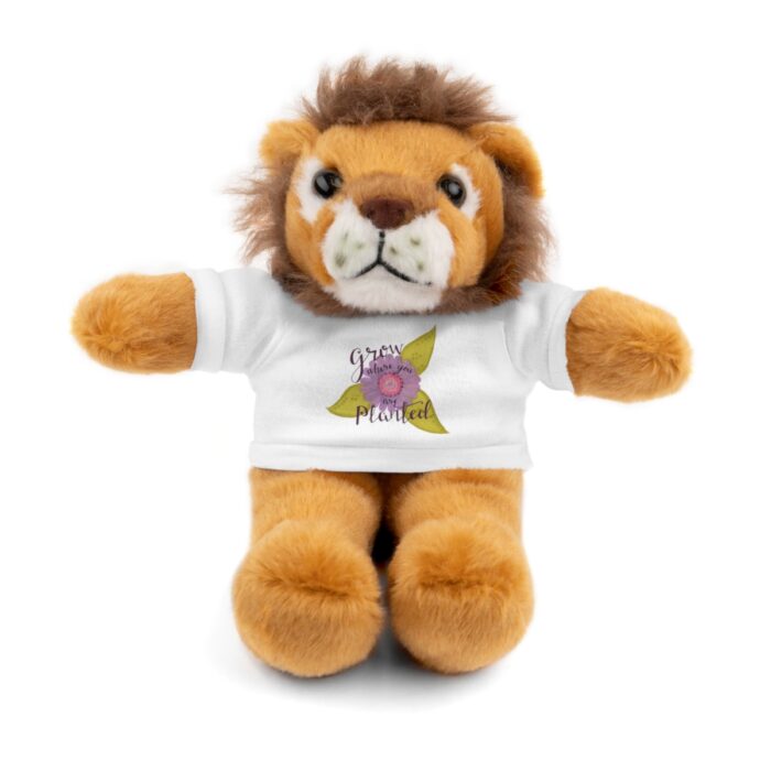 Stuffed Animal With Tee Grow Where You Are Planted - Image 28