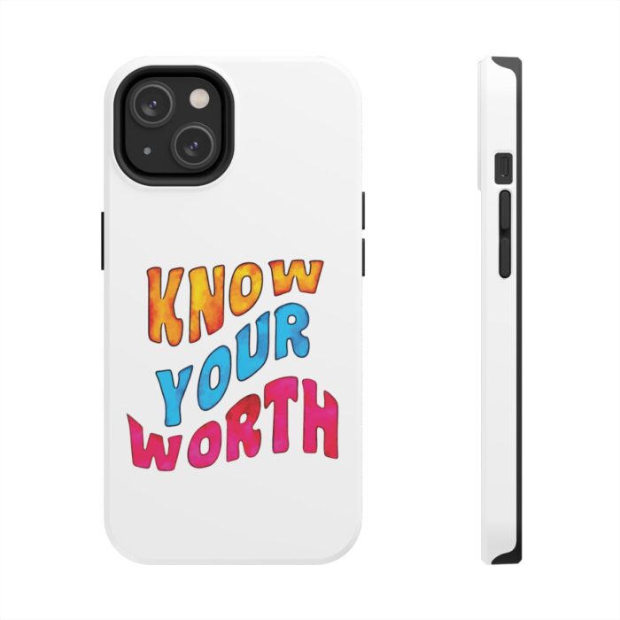 Impact Resistant iPhone Case Know Your Worth - Image 39