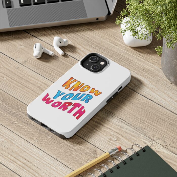 Impact Resistant iPhone Case Know Your Worth - Image 40