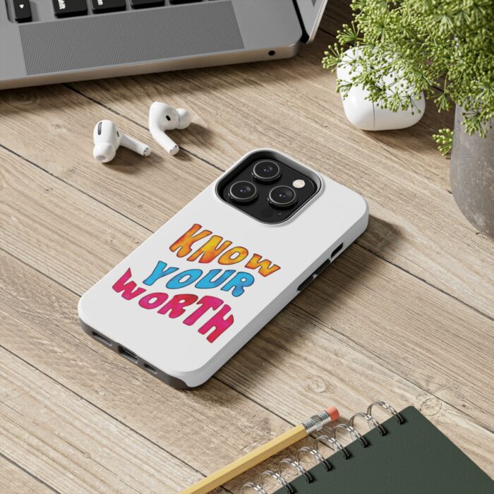 Impact Resistant iPhone Case Know Your Worth - Image 2