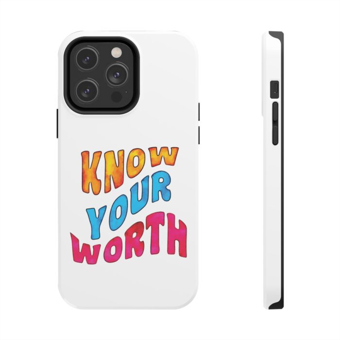 Impact Resistant iPhone Case Know Your Worth - Image 43