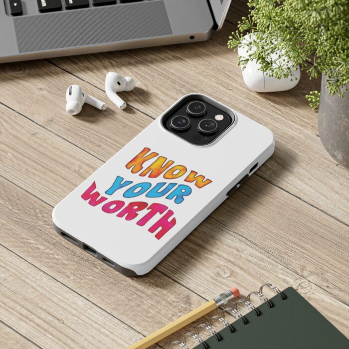 Impact Resistant iPhone Case Know Your Worth - Image 44