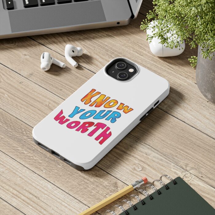 Impact Resistant iPhone Case Know Your Worth - Image 42