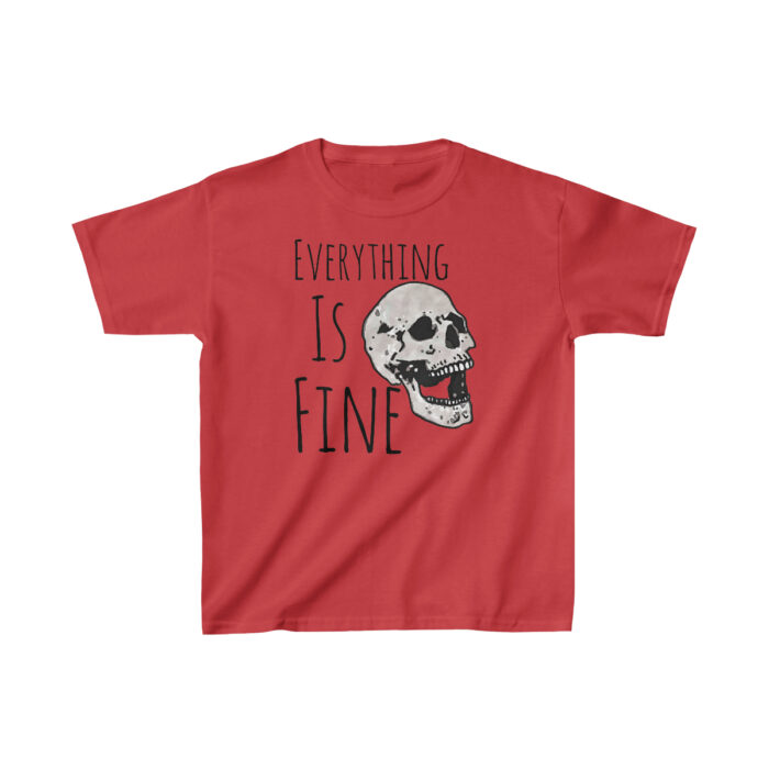 Youth Tee Everything Is Fine - Image 21