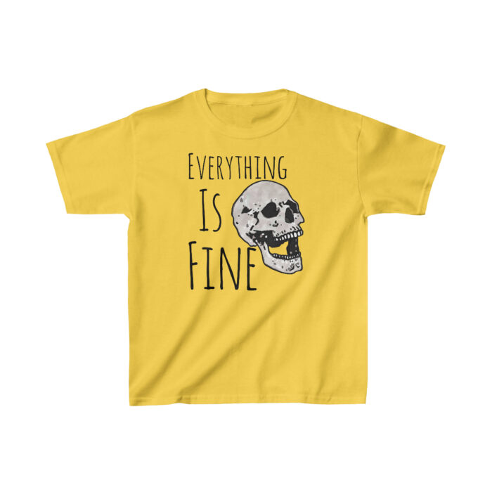 Youth Tee Everything Is Fine - Image 11