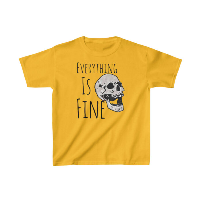 Youth Tee Everything Is Fine - Image 5