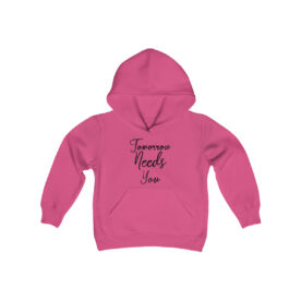 Youth Hoodie Tomorrow Needs You - Image 15