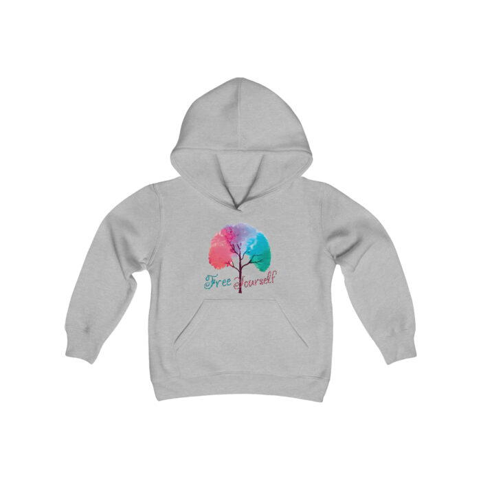 Youth Hoodie Free Yourself - Image 3