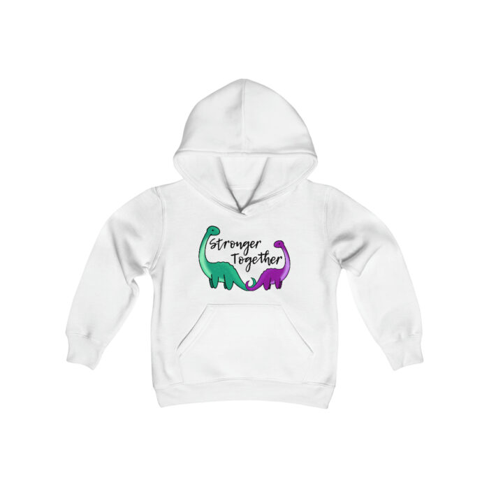 Youth Hoodie Stronger Together - Image 3