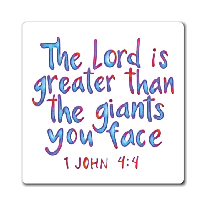 the lord is greater than the giants we face 1 john 4:4