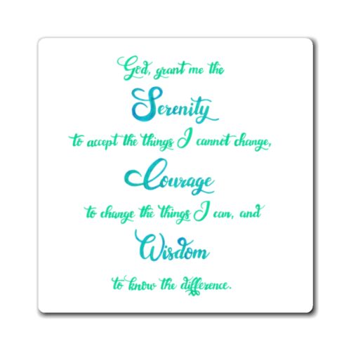 serenity prayer alcoholics anonymous gift