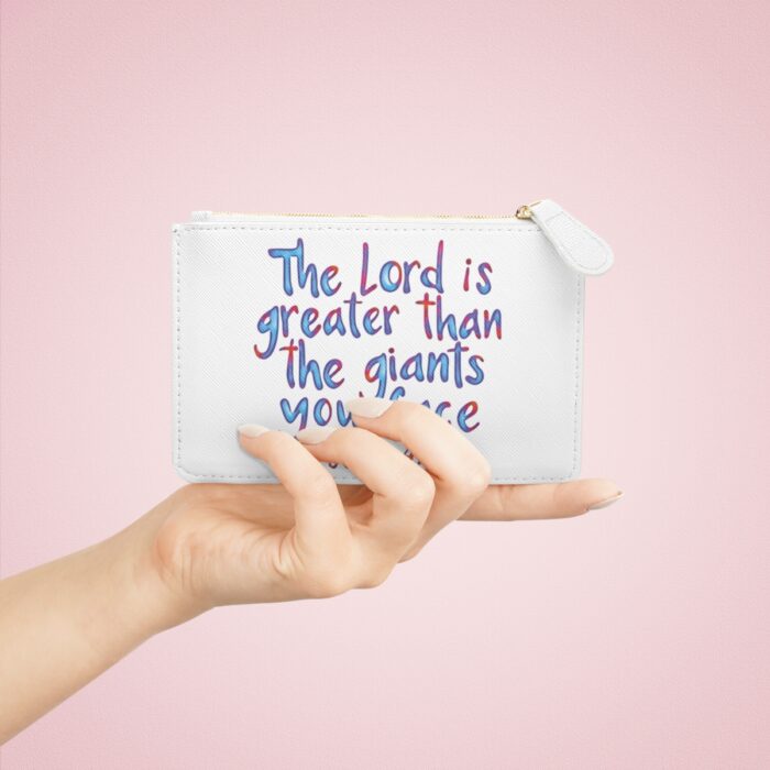 Wallet Mini Clutch Bag The Lord Is Greater Than The Giants You Face - Image 4