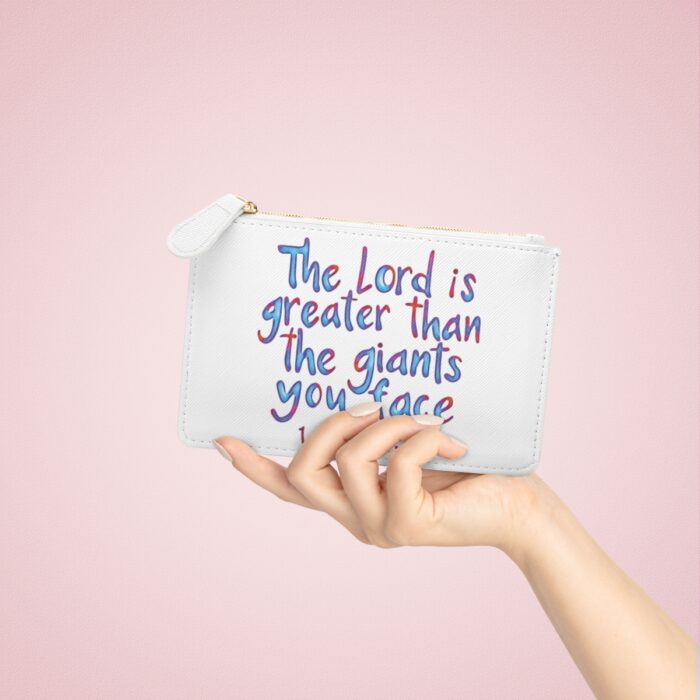 Wallet Mini Clutch Bag The Lord Is Greater Than The Giants You Face - Image 5