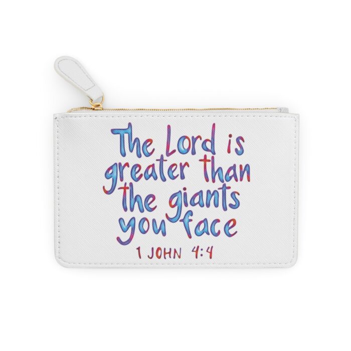 Wallet Mini Clutch Bag The Lord Is Greater Than The Giants You Face - Image 2