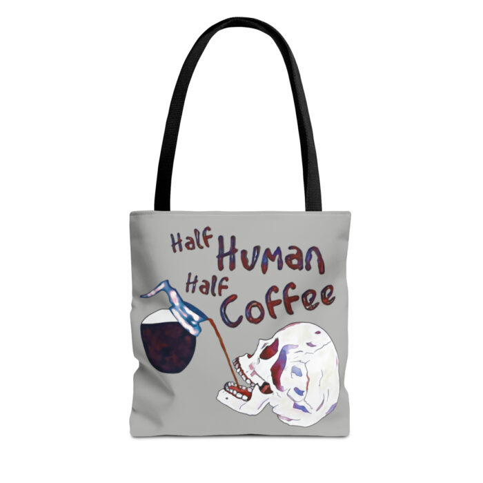 Tote Bag Half Human Half Coffee