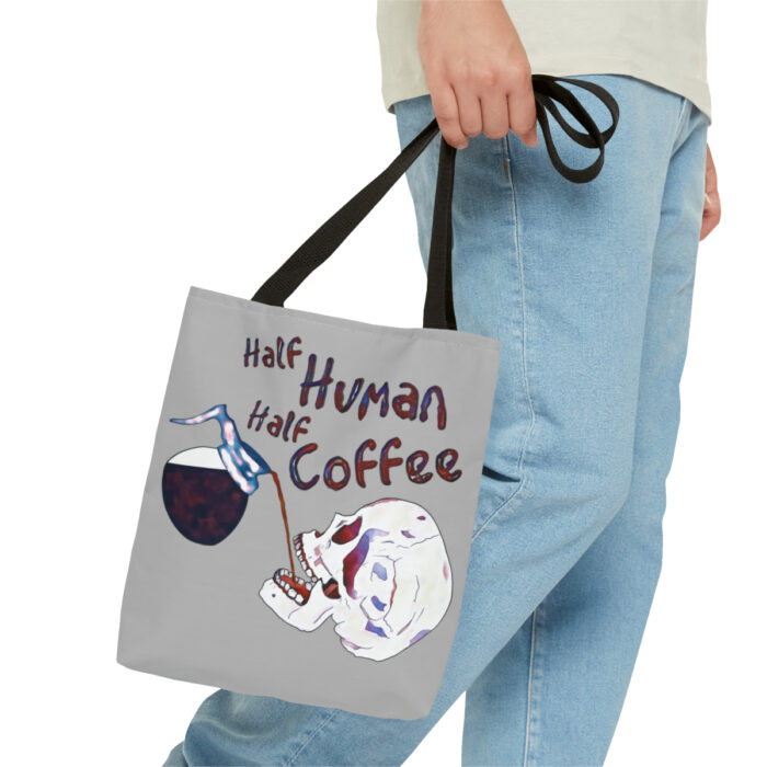 Tote Bag Half Human Half Coffee - Image 3