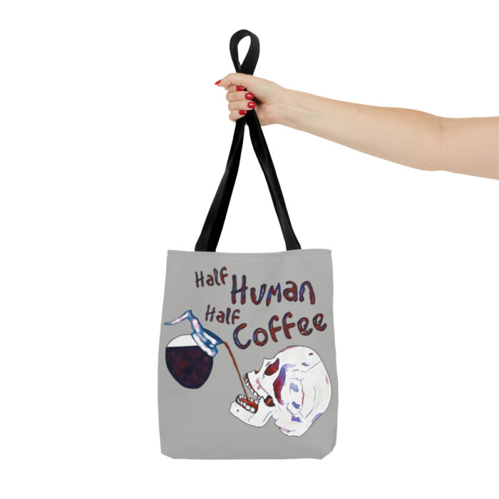 Tote Bag Half Human Half Coffee - Image 4